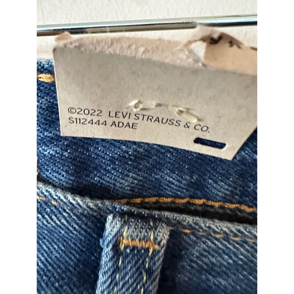 Levis 501 150th Anniversary Mens Straight Leg Distressed Jeans Blue 29x34 NEW - Picture 4 of 16
